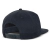 Logo Patch Flat Peak Caps Back